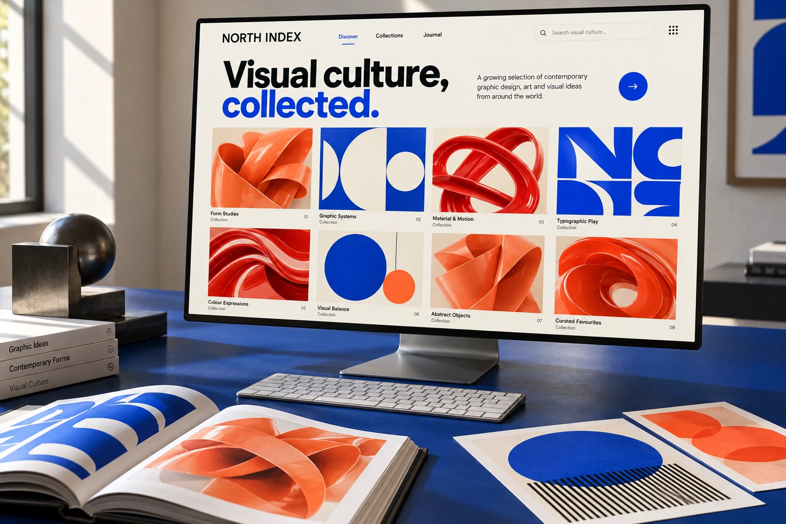 NORTH INDEX visual collection website.